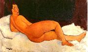 Amedeo Modigliani Nude, Looking Over Her Right Shoulder oil painting on canvas
